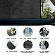 Car Side Window Curtain (Pack of 4)